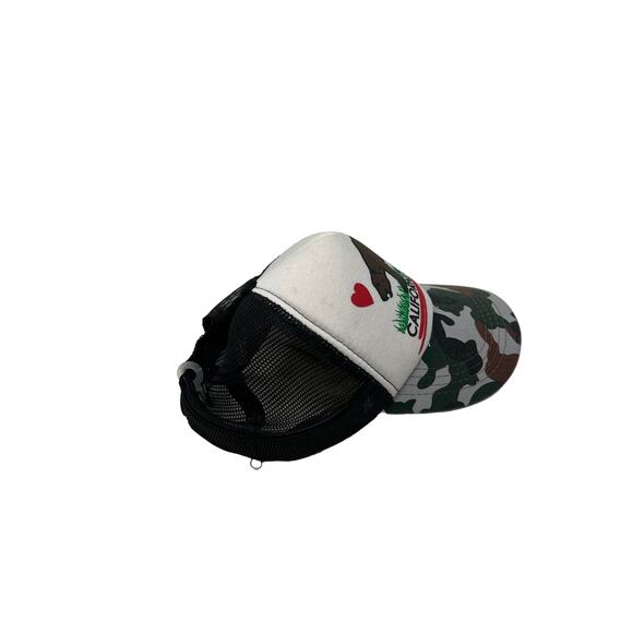 Vintage California Love Camo Snapback Hat Cap - Picture 3 of 4